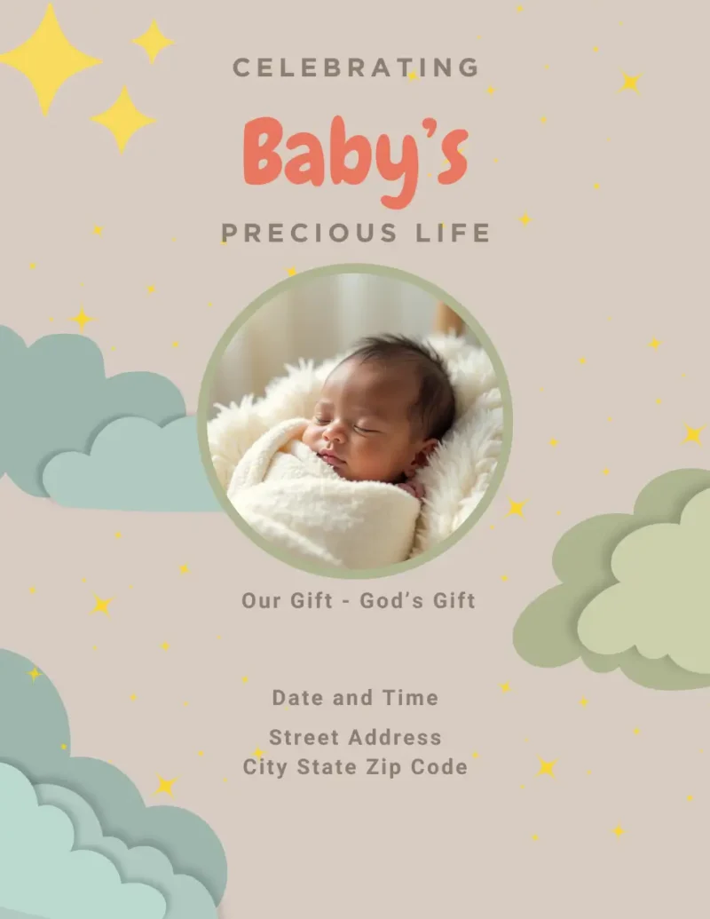 Little Angel | Digital Funeral Program