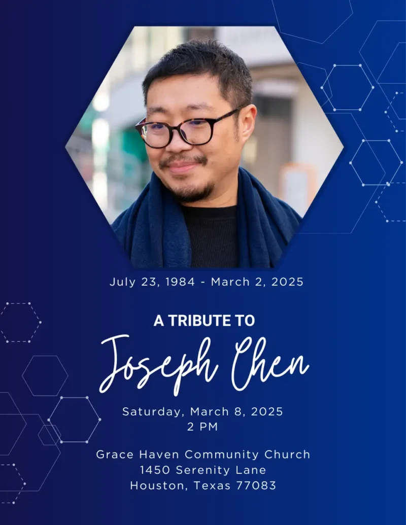 Cyber Serenity | Digital Funeral Program