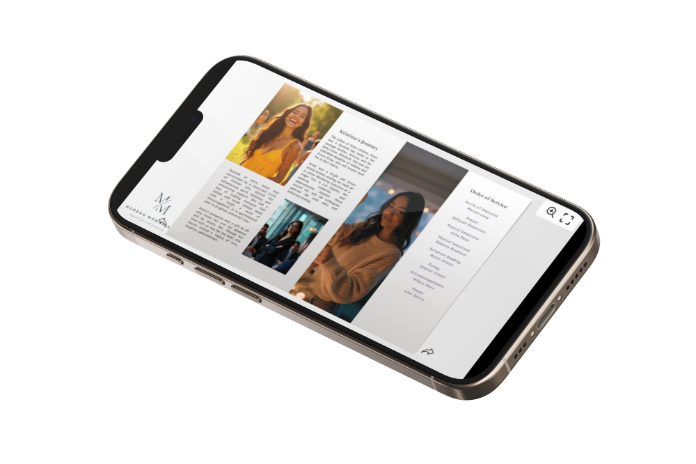 digital-funeral-program-open-on-phone-screen