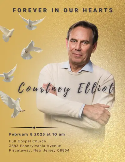 Golden Ascension | Digital Funeral Program
