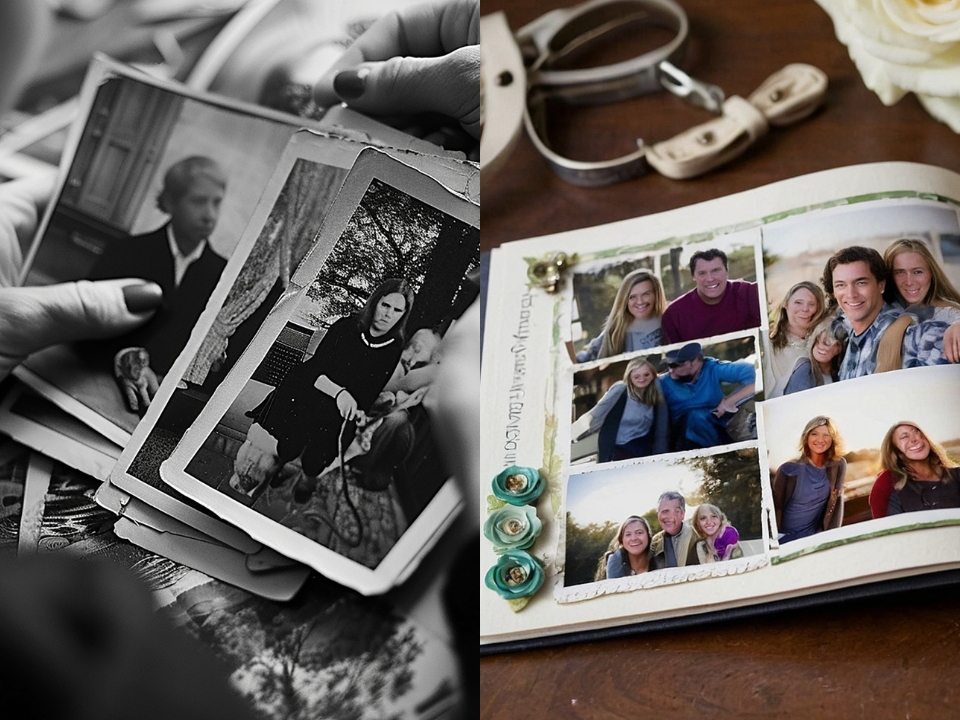 collage of generational photos